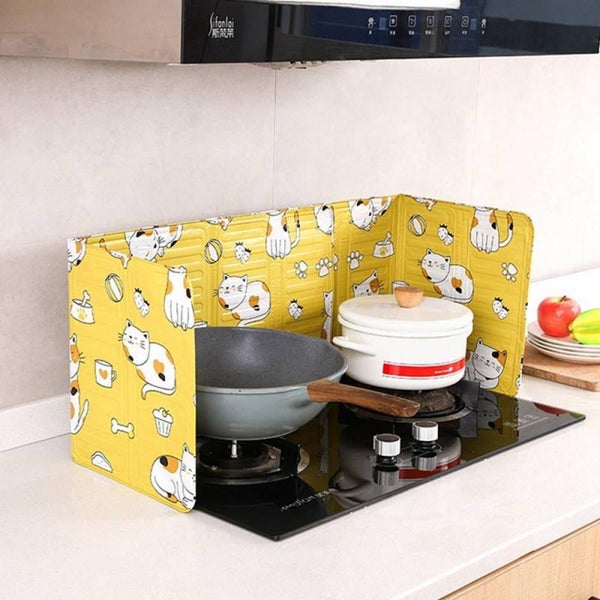2 Pieces Anti Splatter Shield Guard Oil Splatter Screen Board Aluminum Foil ? Carousel 1