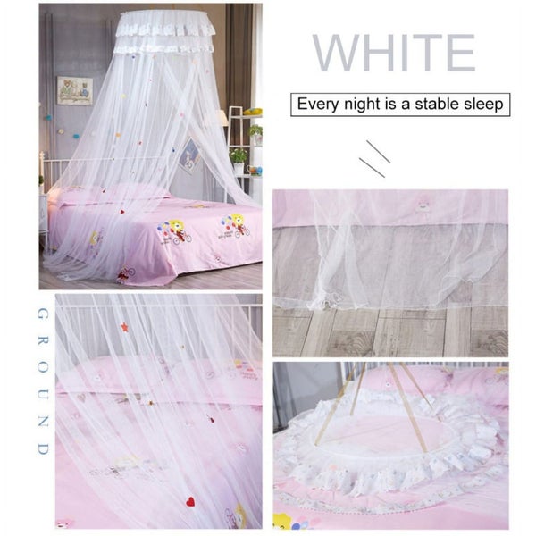 Summer Luxurious Mosquito Net, Romantic Girl Crown Mosquito Net 25.6 x 104in Carousel 2