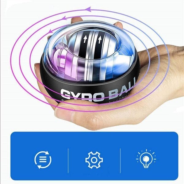 Led Wrist Ball Trainer Relax Gyroscope Muscle Power Arm Exerciser Carousel 2