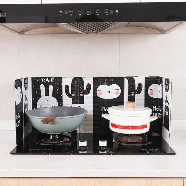 2 Pieces Oil Splatter Guard Anti Splatter Guard Oil Splatter Screen Board Alu Carousel 2