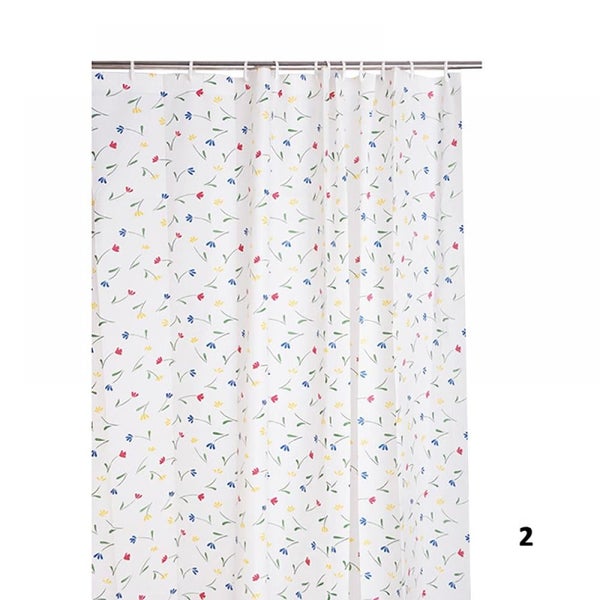 PEVA Shower Curtain Liner Waterproof Mildew Resistant Showers for Bathroom - Carousel 3