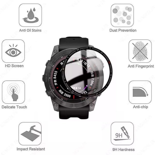 Screen Protector for Garmin fenix 7X/7X Pro Series Carousel 2