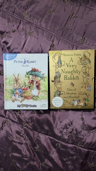 2x Beatrix Potter Books – New Sealed + Peter Rabbit Busy Book w/ Figurines Carousel 2