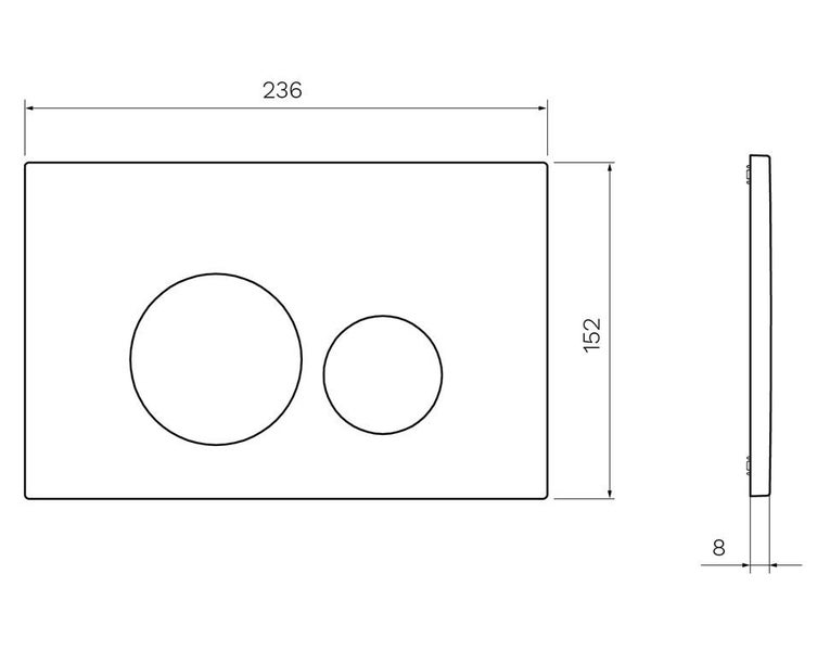 END OF LINE: SIGNATURE WALL HUNG PAN WITH PARISI INWALL CISTERN & PP PACKAGE Carousel 7