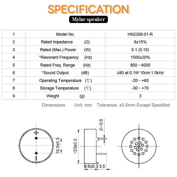Audio Amplifier Module Arduino – Speaker Buzzer 3.3V-5V Keyestudio SC8002B Carousel 8