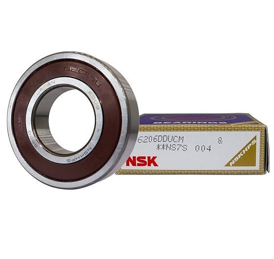 NSK 6206 Deep Groove 30x62x16 Double Rubber Seal Ball Bearing Made In JAPAN ~SPR Carousel 1