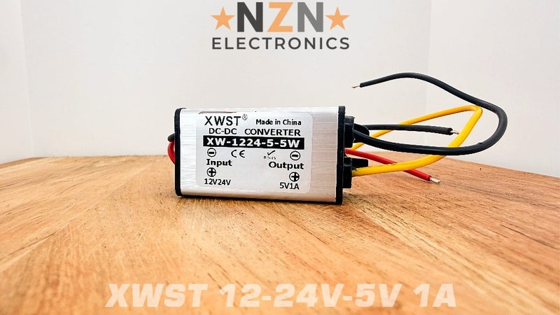 12V-24V to 5V Converter 1A – DC-DC Step Down Waterproof IP67 Buck Module Carousel 1