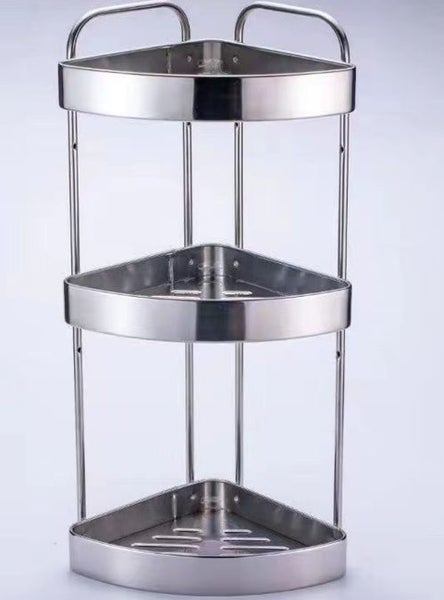 Bathroom Corner Rack 3 Tier Carousel 1