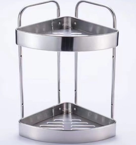 Bathroom Corner Rack 2 Tier Carousel 1