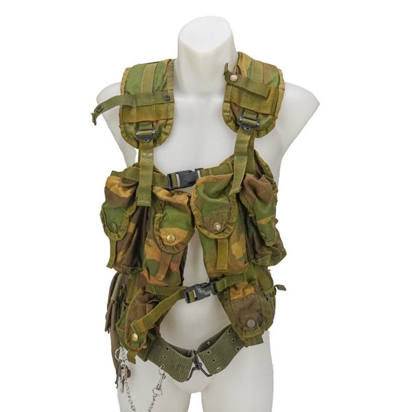 USGI 1st Gen Woodland Load Bearing Vest w/ Belt, Item 8