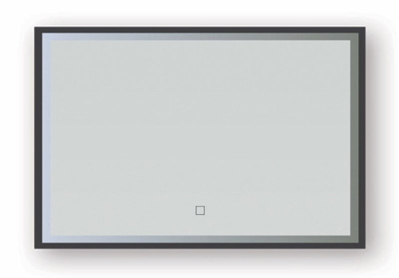 Broadway 1200 Black Rectangle Mirror w/ LED Lighting & Dem - Cancelled Order Carousel 1