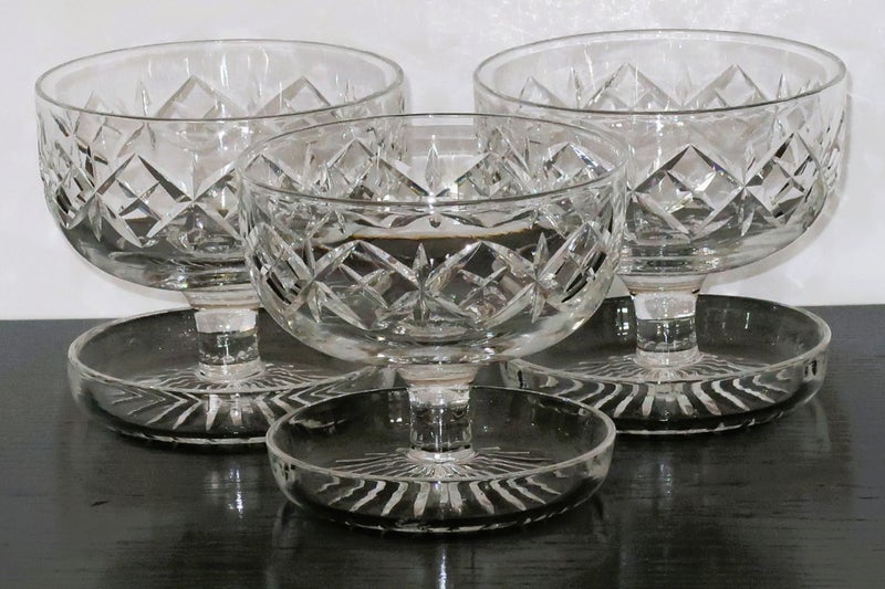 ***WONDERFUL VINTAGE WEBB CORBETT CRYSTAL SWEET DISHES*** Carousel 1