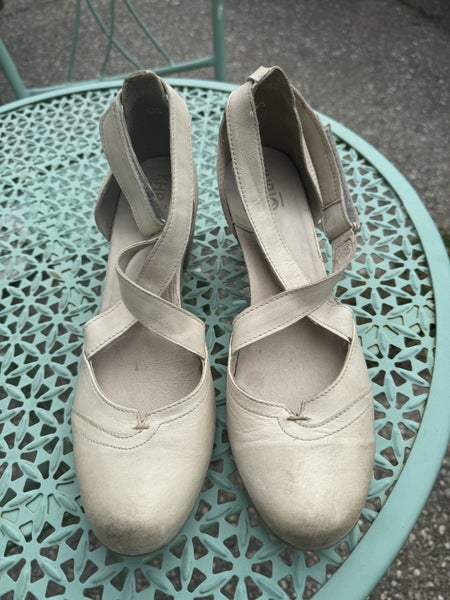 KHRIO VERA PELLE CREAM LEATHER SHOES MADE IN ITALY SIZE EU 40 NZ 9 NEW Carousel 1