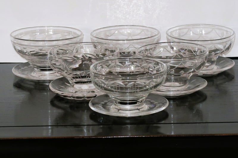 ***STUNNING VINTAGE STUART CRYSTAL SWEET DISHES*** Carousel 1
