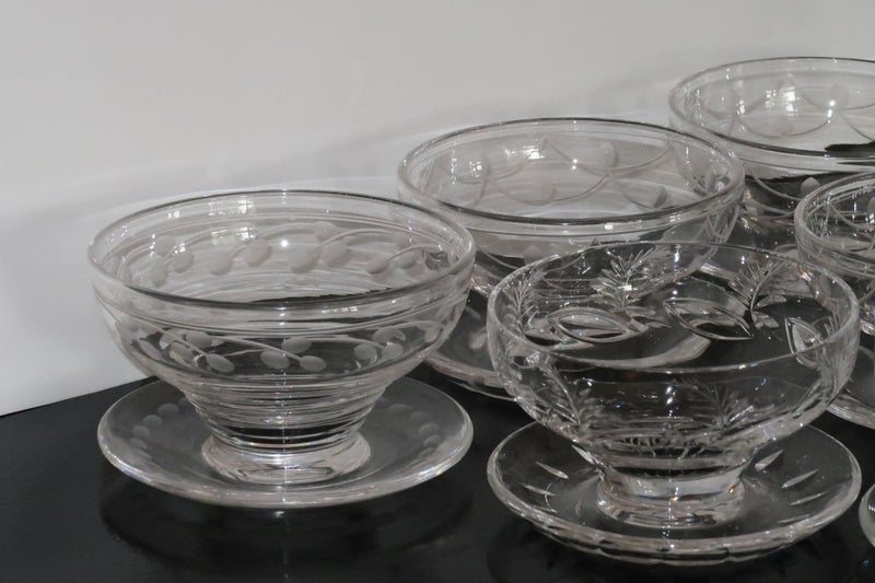 ***STUNNING VINTAGE STUART CRYSTAL SWEET DISHES*** Carousel 4