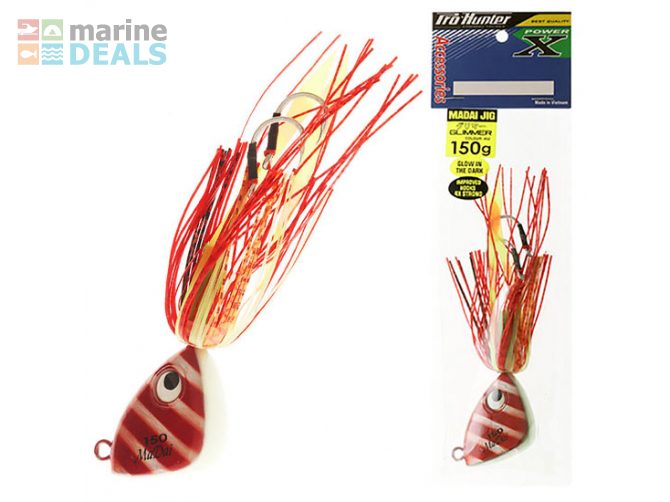 Pro Hunter Madai Vertical Slow Jig 150g Red Zebra… Carousel 1