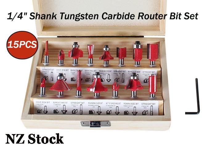 Router Bits 15PCS NZ Clearance Carousel 1