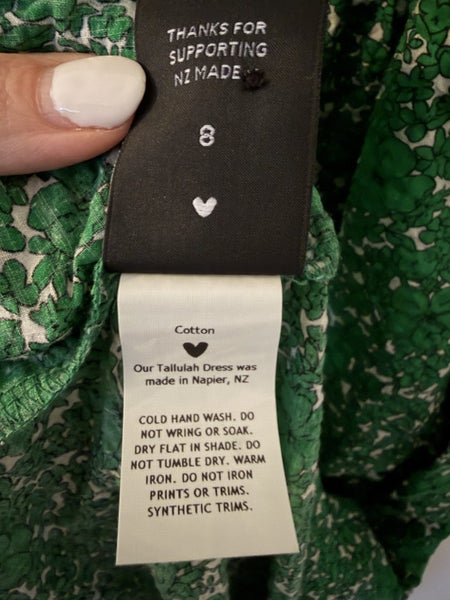 KILT green tallulah dress sz8 Carousel 8