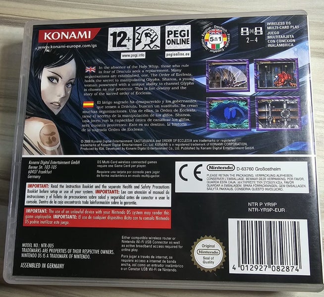 Castlevania: Order of Ecclesia - Nintendo DS - CIB MINT - Original PAL Carousel 2