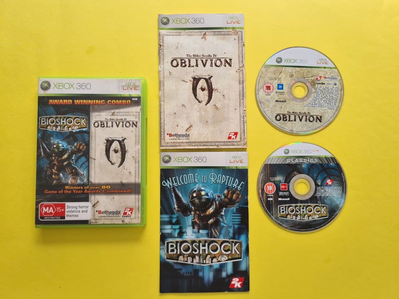 Bioshock & Oblivion (Xbox 360) Carousel 1