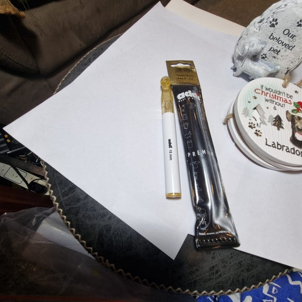 Crochet hook 15mm Addi Carousel 1