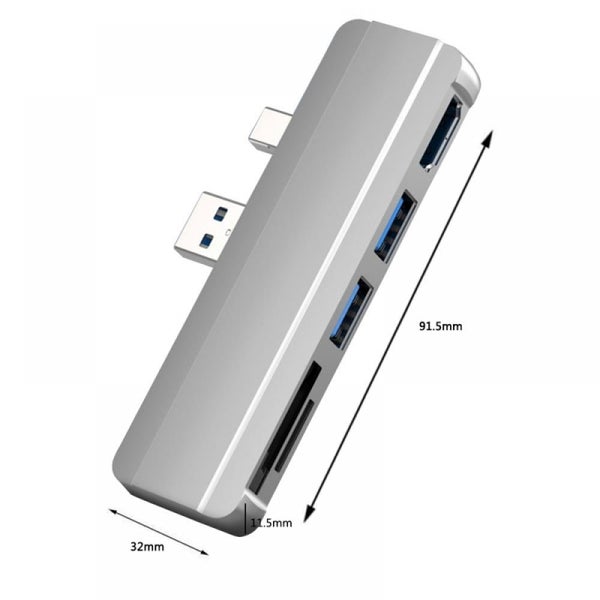Surface Pro Adapter, TF/SD Card Reader HDMI-compatible Surface Dock Display P Carousel 2