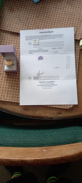 22ct Gold Full sovereign ring Carousel 2