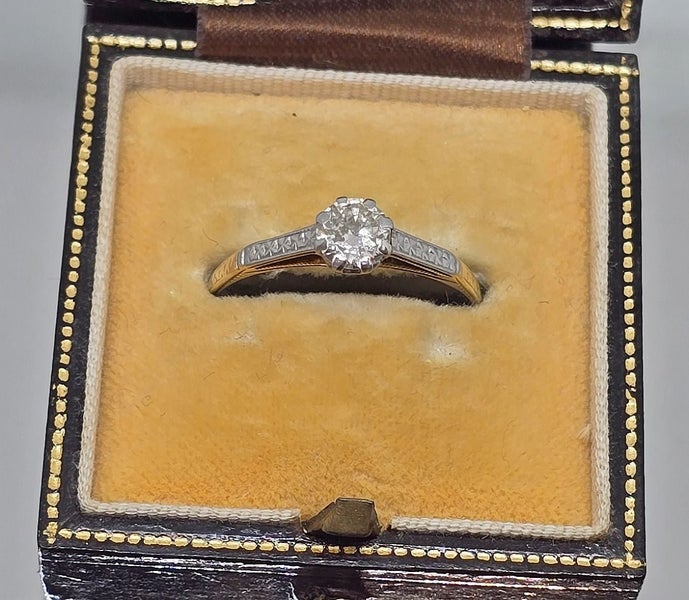 Art Deco Diamond Solitaire.45ct- Handmade (valuation)