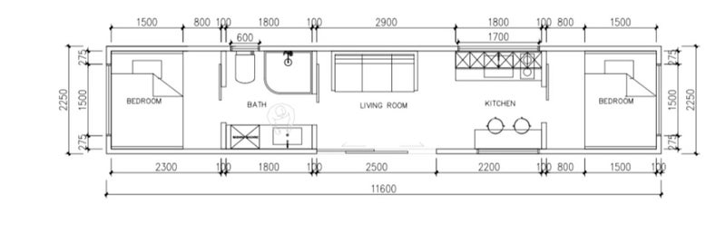2 bedroom container home BEST PRICE Carousel 16