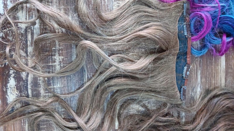 Clip On human hair extensions Carousel 1