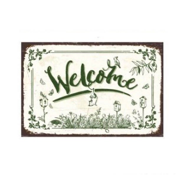 Vintage Embossed Metal Garden Sign - Alfresco Gardenware Carousel 1