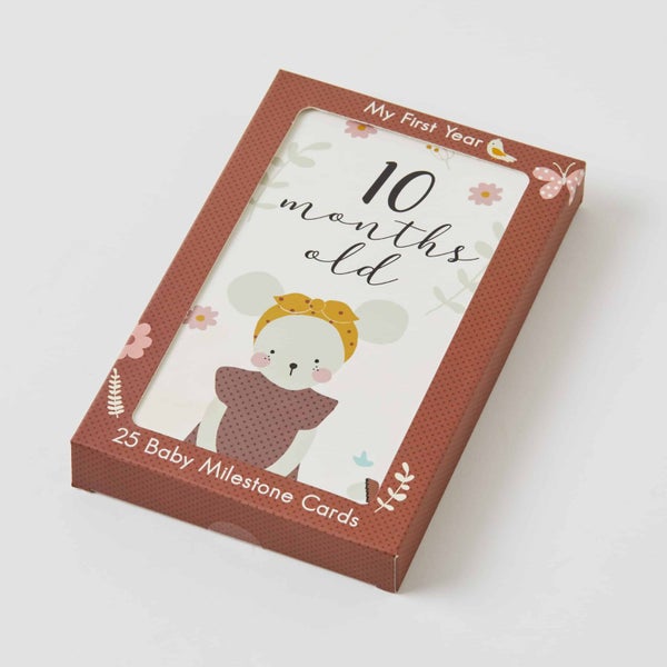 In The Meadow Baby Milestone Cards - Jiggle & Giggle Carousel 2