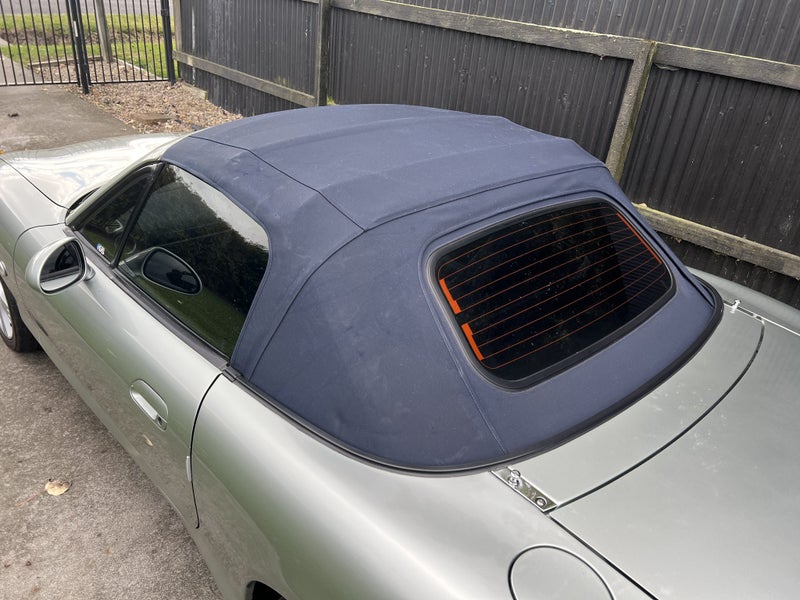 2003 Mazda Roadster Silver Blue / Nevada