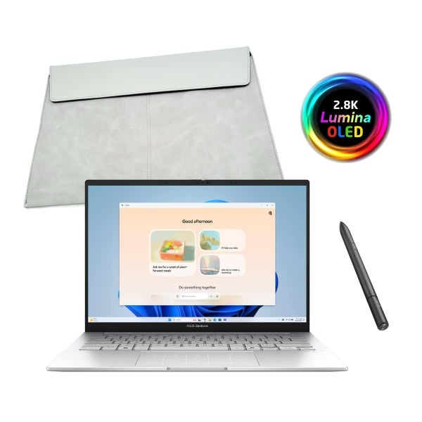ASUS ZenBook 14 UX3405CA 14"OLED 3K Touch Ultra9-285H 32GB 1TB WinPRO Stylus Bag Carousel 1