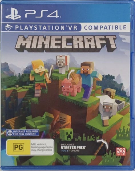 MINECRAFT PLAYSTATION VR COMPATIBLE PS4 GAME 30% OFF "BIG SALE" $39 Carousel 1