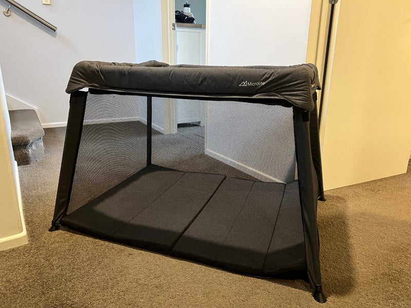 Micralite Portacot with snooze shade Carousel 1