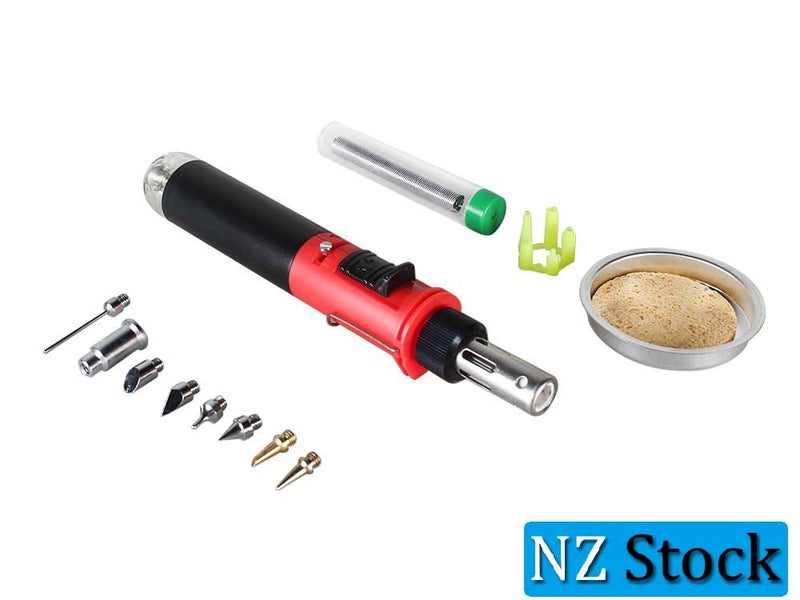 Auto Ignition Butane Gas Soldering Iron Torch Welding Repair Tool Carousel 2