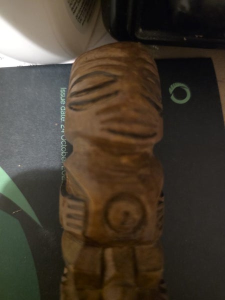 Vintage Hand-Carved Polynesian Fertility Figure – Tangaroa Style – Estate Find Carousel 1