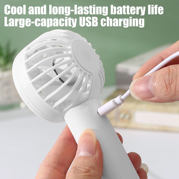 Mini Portable Handheld Fan, 3 Speed Powerful Battery Operated, Small USB Rech Carousel 6