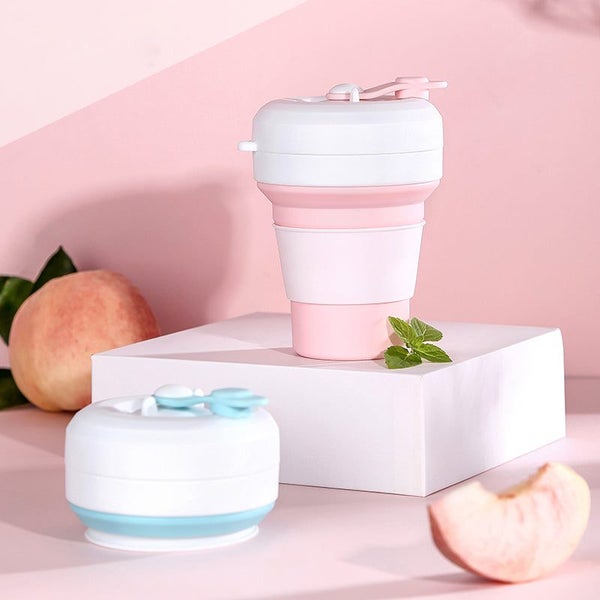 Eco Silicone Collapsible Coffee Cup & Teacup Carousel 2
