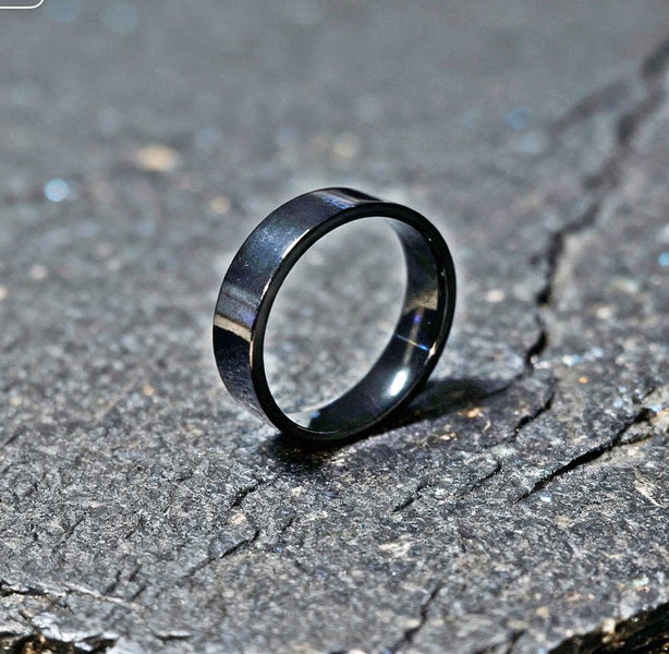 Black Steel Band Ring XD2DC-7 Carousel 2