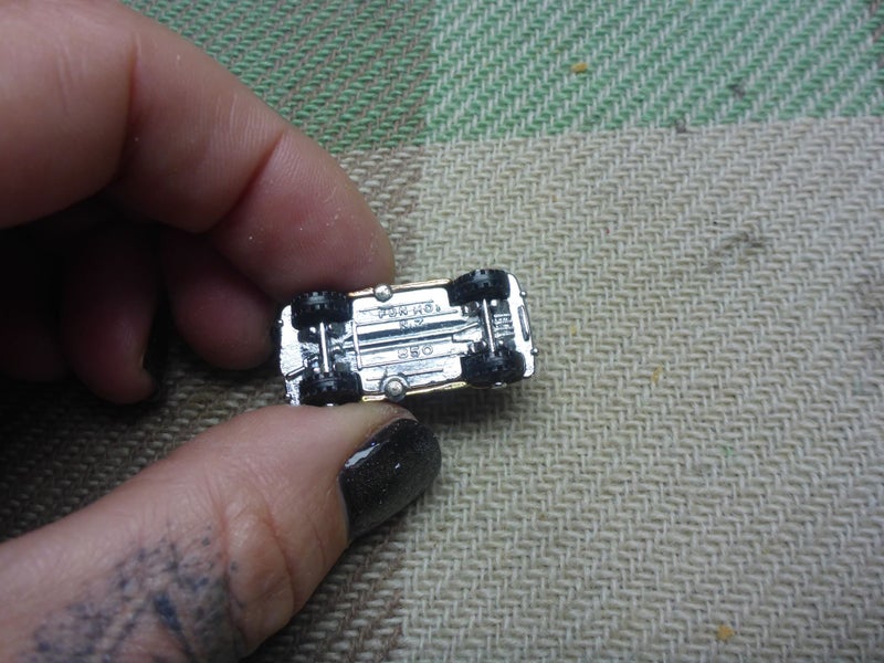 Vintage NZ Fun Ho Diecast Toy Chrome Midget Mini Funho New Zealand Die Cast Toy Carousel 6