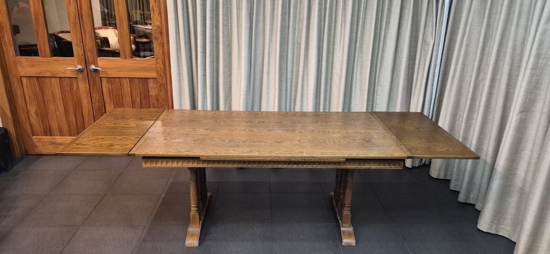 Solid Oak Extendable Dining Table + 6 Chairs427145767923886083