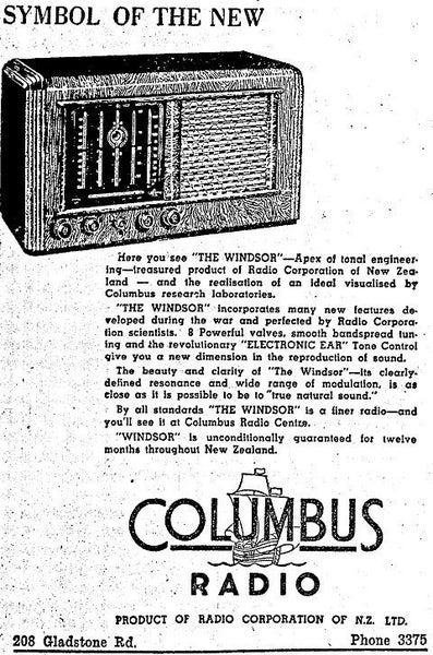 Columbus model 91 'Windsor' Valve Radio Carousel 6