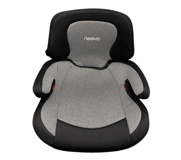 Neeva Half Booster Seat with ISOFIX and Backrest - Black/ Light Grey Carousel 1