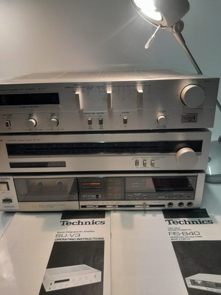 Vintage Technics audio component stack, a collectible item from the early 1980s. Carousel 1