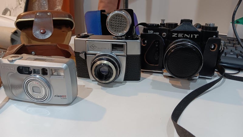 Film cameras box lot Carousel 2