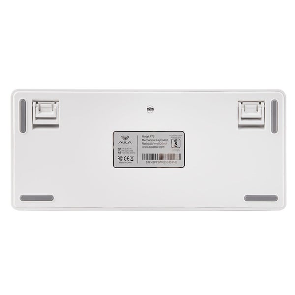 Aula F75 Wired Mechanical Gaming Keyboard - White [F75-W-R] Carousel 7