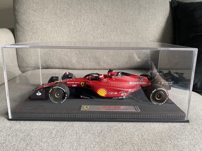 BBR Ferrari F1 + Signed 1/2 Mini Helmet 2022 Carousel 2