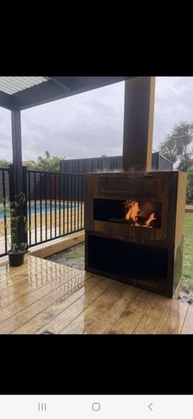 Openstyle Pizza Oven Corten Outdoor Fireplace Carousel 1
